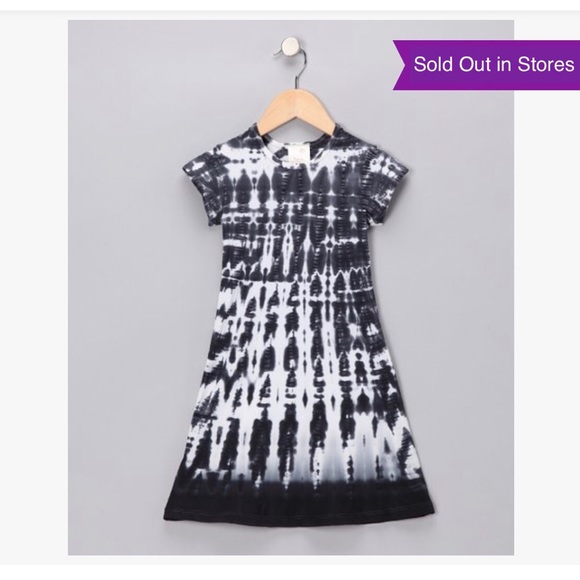 Angela Frost Black Bird Dress the-Dye A-line - Picture 2 of 5